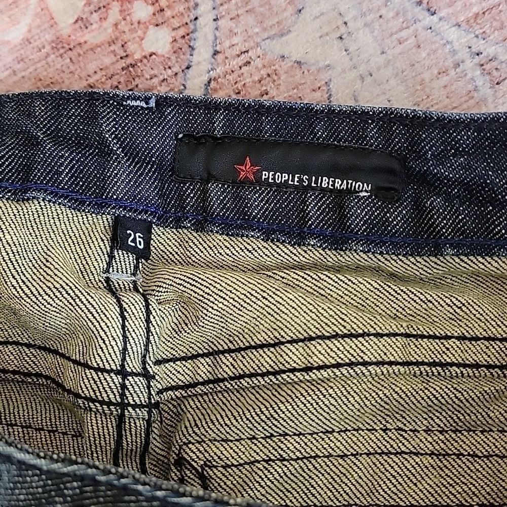 People's Liberation Tanya Low Rise Boot Cut Jeans Made In USA - Picture 6 of 9